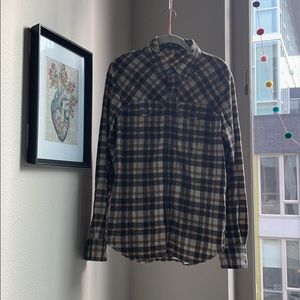 Ibex wool blend men’s long sleeved button shirt